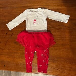 Carter's 12 Month Snowman Two-Piece Outfit